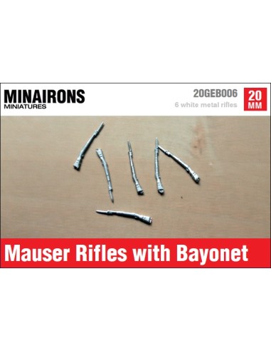 1/72 Fusiles Mauser con bayoneta