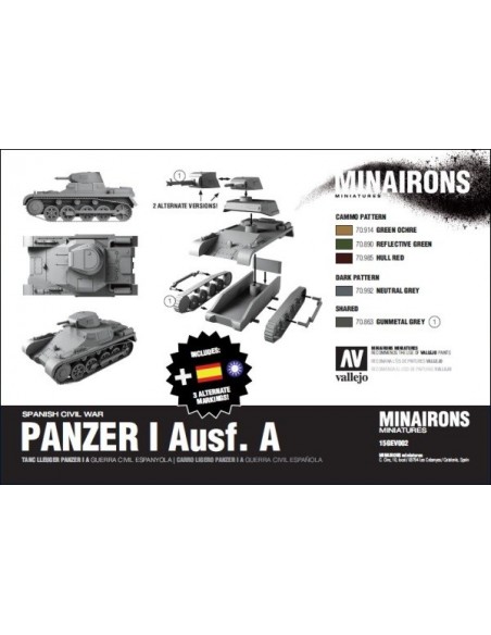 Panzer I Ausf. A - 1/100 scale
