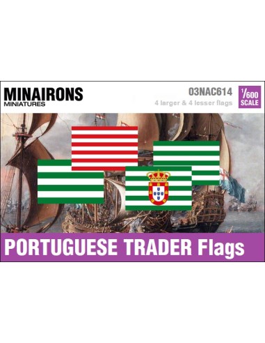 1/600 Portuguese Trader flags