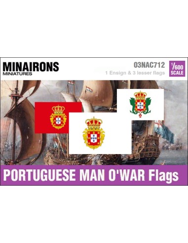 1/600 Portuguese Man-of-war flags