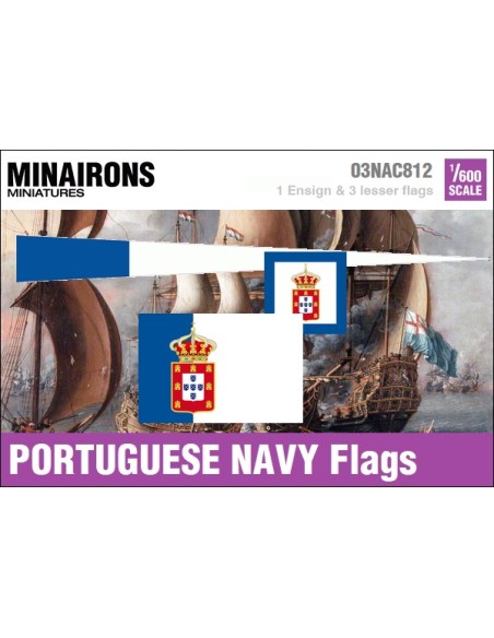 1/600 Portuguese Navy flags 1/600 Portuguese Navy flags