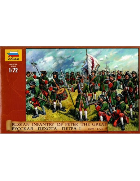 1/72 Infantería rusa de Pedro I