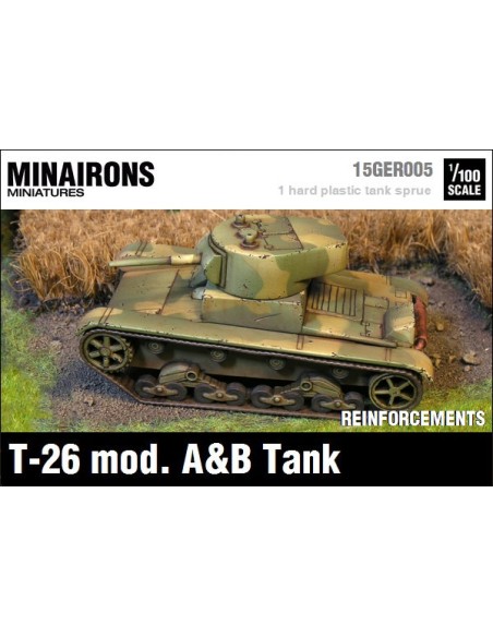 1/100 Carro T-26 - Matriz suelta