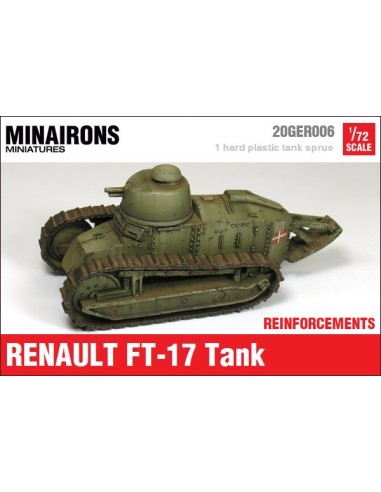 1/72 Renault FT-17 Tank - Single sprue