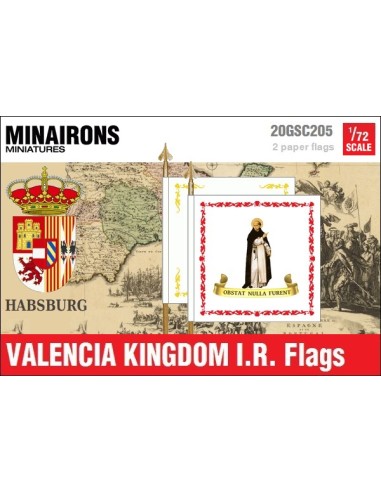 1/72 Banderas del RI Reino de Valencia