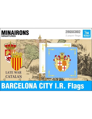 1/56 Barcelona City IR flags