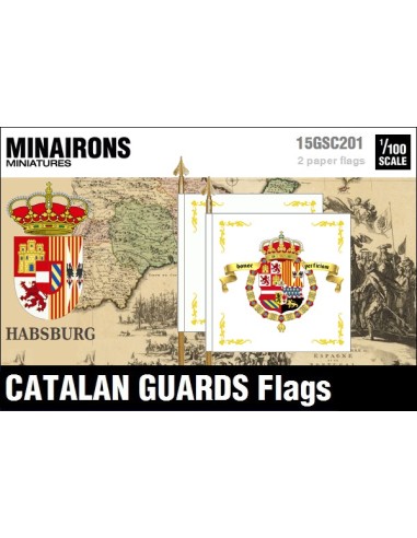 1/100 Catalan Guards flags