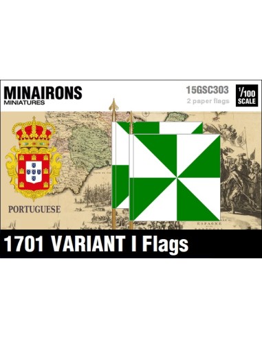 1/100 Banderas modelo 1701, variante 1
