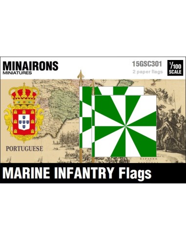1/100 Terço da Armada marines flags