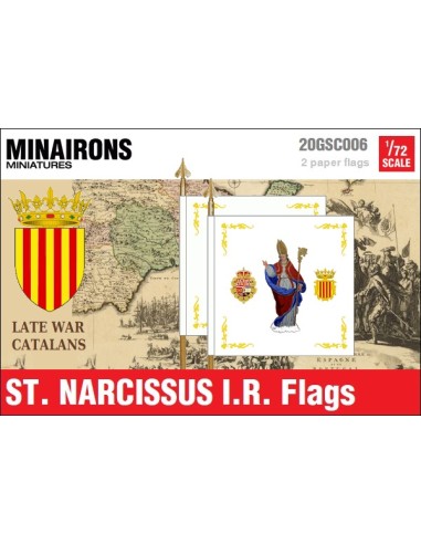 1/72 St. Narcissus IR flags
