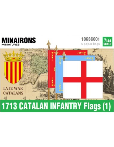 1/144 Banderas de infantería catalana (1)