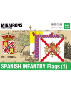 1/144 Banderas de infantería borbónica (1)
