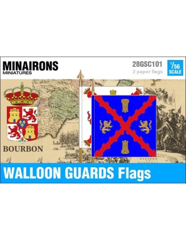 1/56 Walloon Guards flags