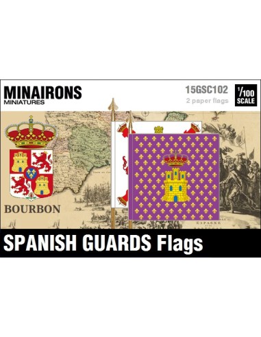 1/100 Banderes de les Guàrdies Espanyoles