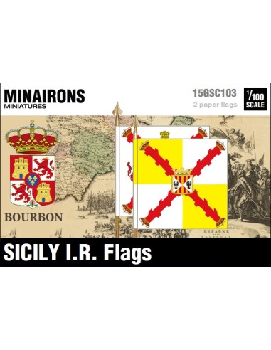 1/100 Banderas del RI Sicilia
