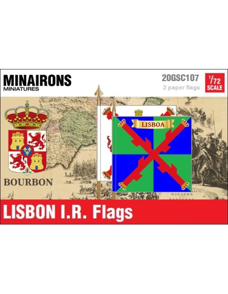 1/72 Banderas del RI Lisboa