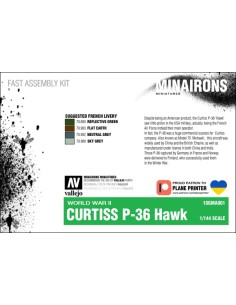 1/144 Curtiss P-36 Hawk 2