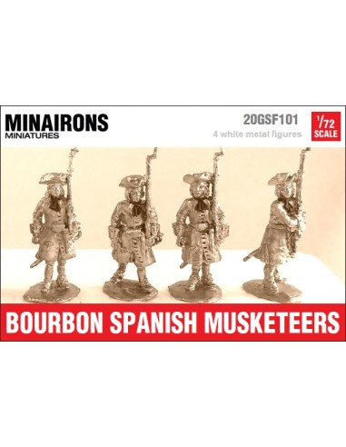 1/72 Bourbon Spanish Musketeers
