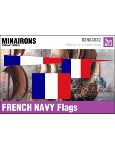 1/600 French Navy flags