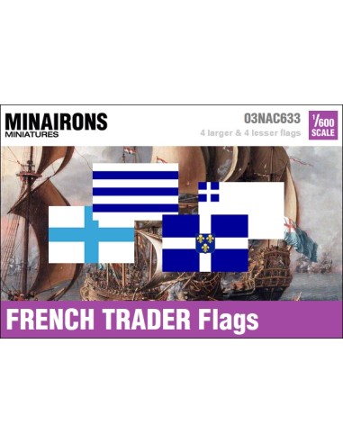1/600 French Trader flags