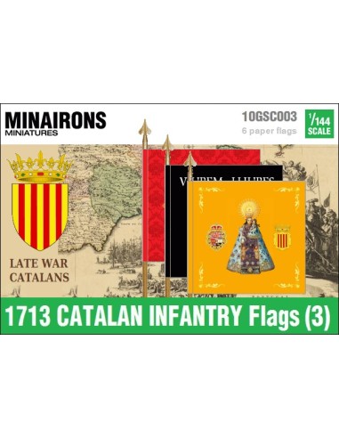 1/144 Banderas de infantería catalana (3)