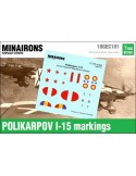 1/144 Polikarpov I-15 markings