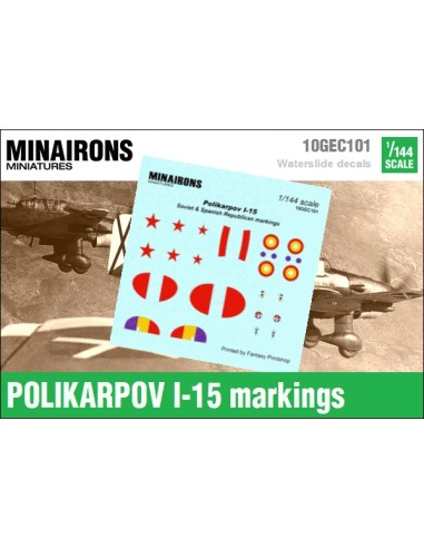 1/144 Distintivos del Polikarpov I-15