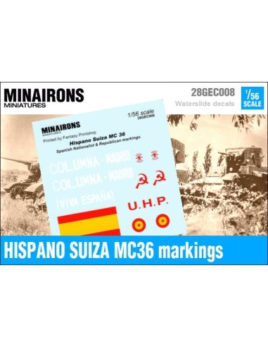 1/56 Distintivos del Hispano Suiza MC-36