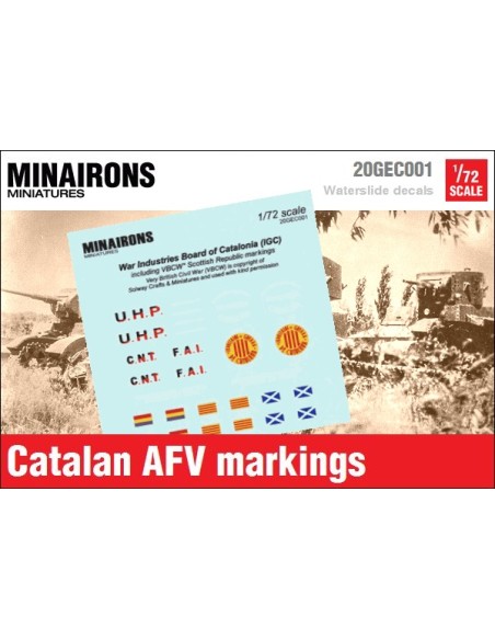 1/72 Distintius de blindats catalans