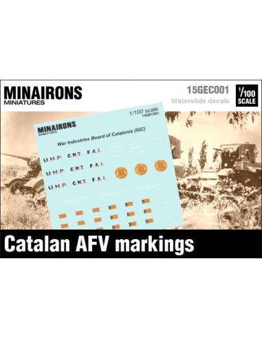 1/100 Distintivos de blindados catalanes