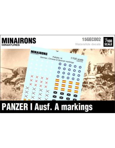 1/100 Distintivos del Panzer I A