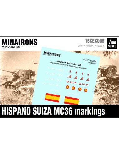 1/100 Distintius de l'Hispano Suiza MC-36