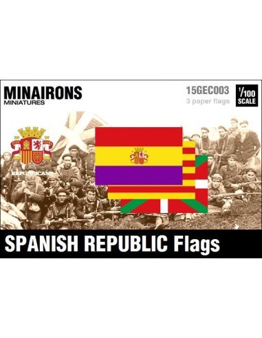 1/100 Spanish Republic Institutional flags