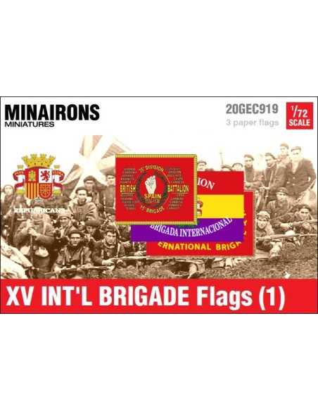 1/72 XV International Brigade Flags (1)