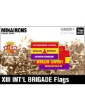 1/100 Banderes de la XIII Brigada Internacional