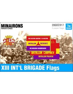 1/56 XIII International Brigade Flags