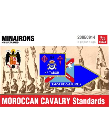 1/72 Moroccan Cavalry standards