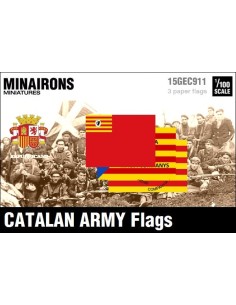 1/100 Catalan Army Flags