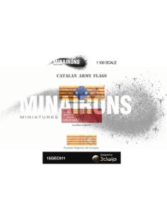 1/100 Catalan Army Flags 2