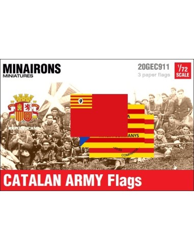 1/72 Catalan Army Flags
