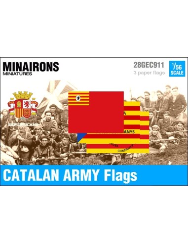 1/56 Catalan Army Flags