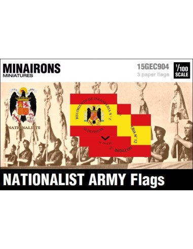 1/100 Banderas del Ejército "Nacional"