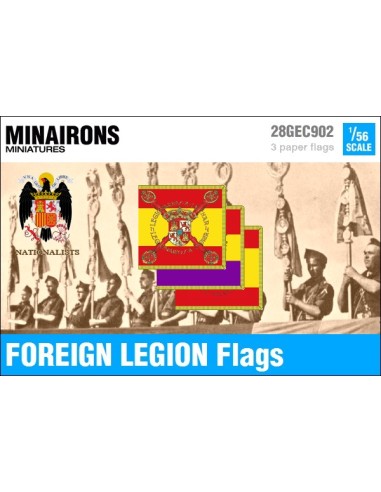 1/56 Spanish Foreign Legion flags