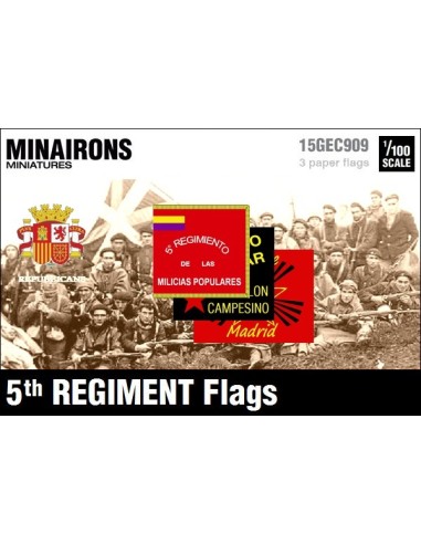 1/100 Banderas del 5º Regimiento