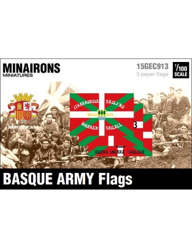 1/100 Banderas del ejército vasco
