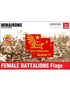 1/72 Banderes de batallons femenins