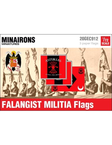 1/72 Banderes de milícies falangistes
