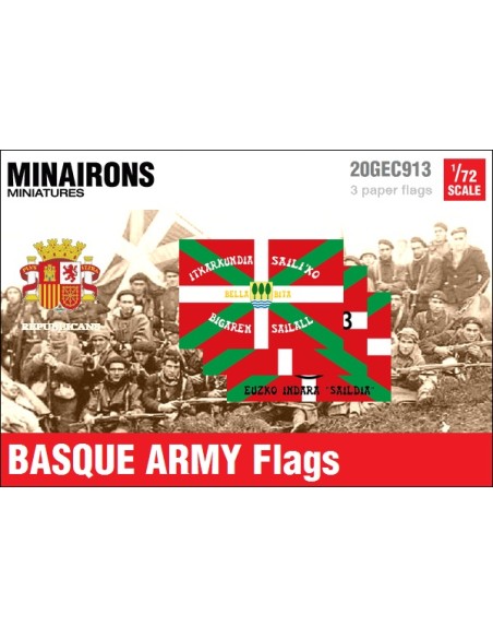 1/72 Banderas del ejército vasco