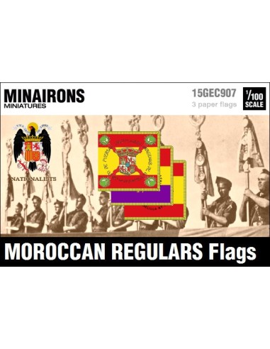 1/100 Moroccan Regulars flags
