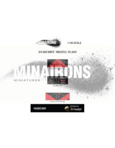 1/100 Banderas de milicias anarquistas 2